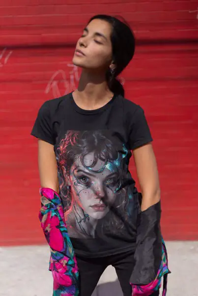 Cyber Girl Intymna Koszulka Damska - obrazek 4