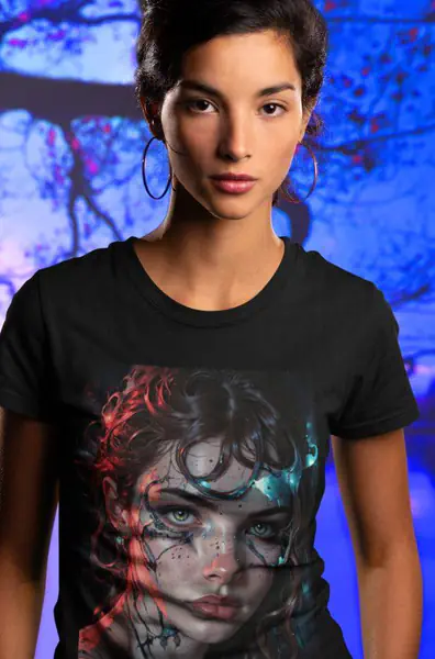 Cyber Girl Intymna Koszulka Damska - obrazek 3