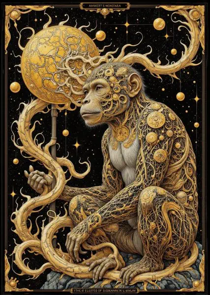 Znak Zodiaku Małpa Koszulka Męska