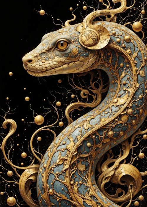 Znak Zodiaku Wąż Koszulka Męska