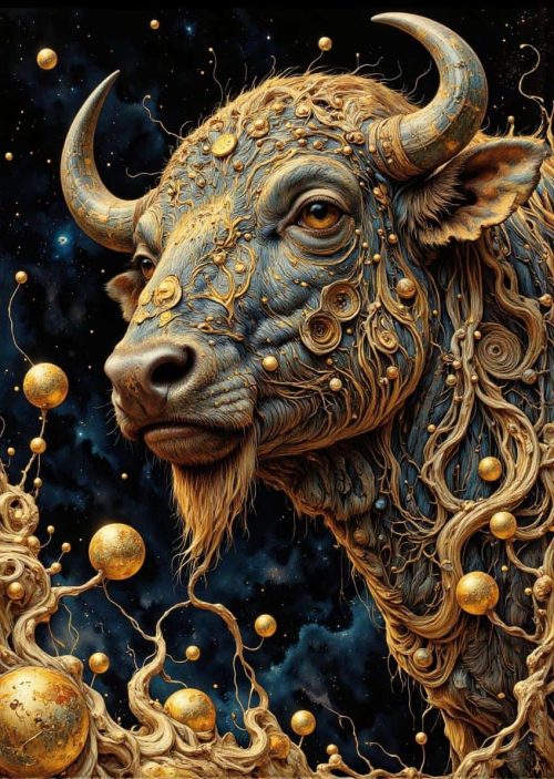 Znak Zodiaku Wół Koszulka Męska