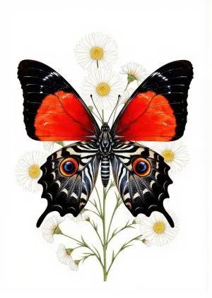 Motyl Czerwone-Oko Bluza Damska
