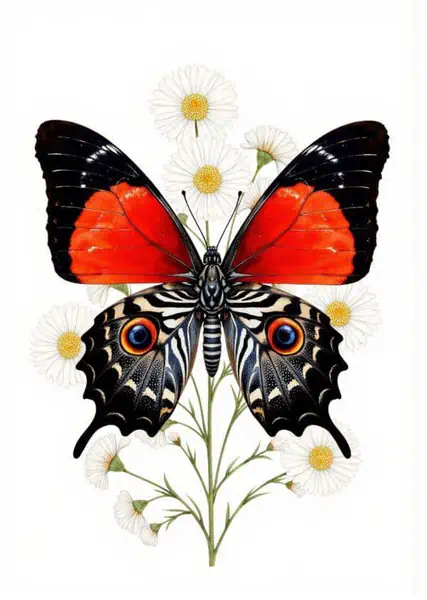 Motyl Czerwone-Oko Bluza Damska - obrazek 2