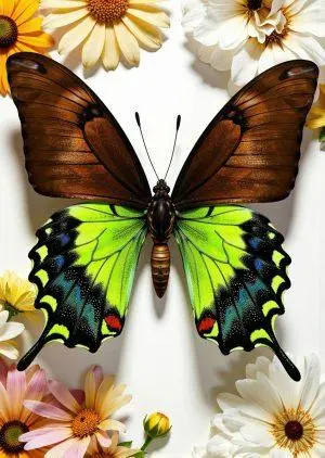 Motyl Zielony Bluza Damska