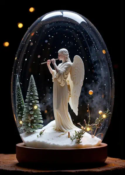 Christmas Anioł Koszulka Męska
