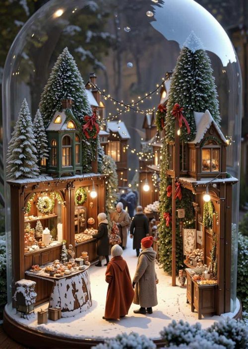 Christmas Targowisko Koszulka Męska