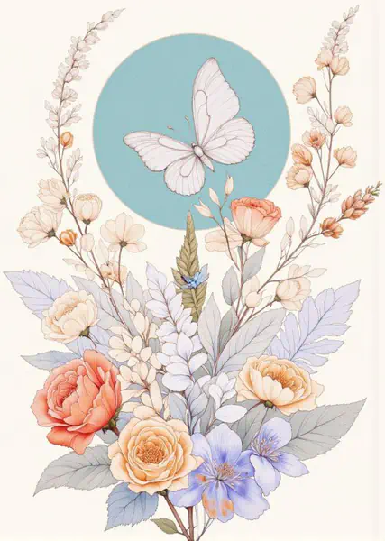 Symbolic Motyl – Koło Bluza Damska - obrazek 2