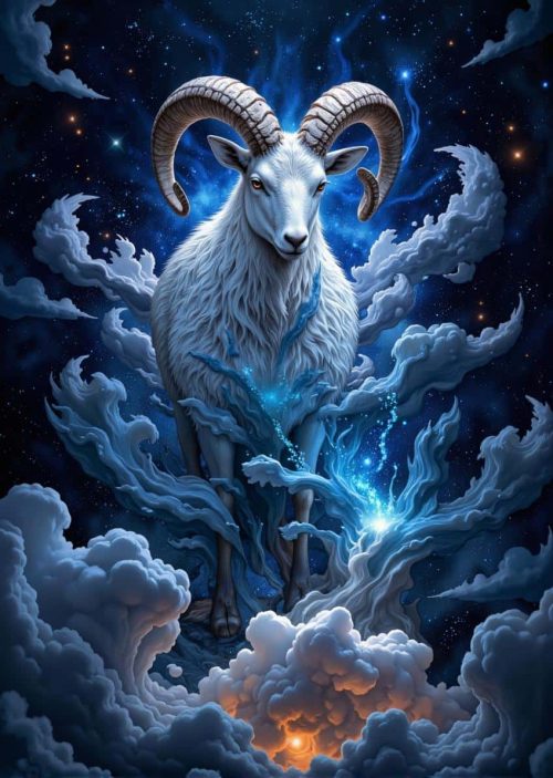 Znak Zodiaku Baran Koszulka Damska