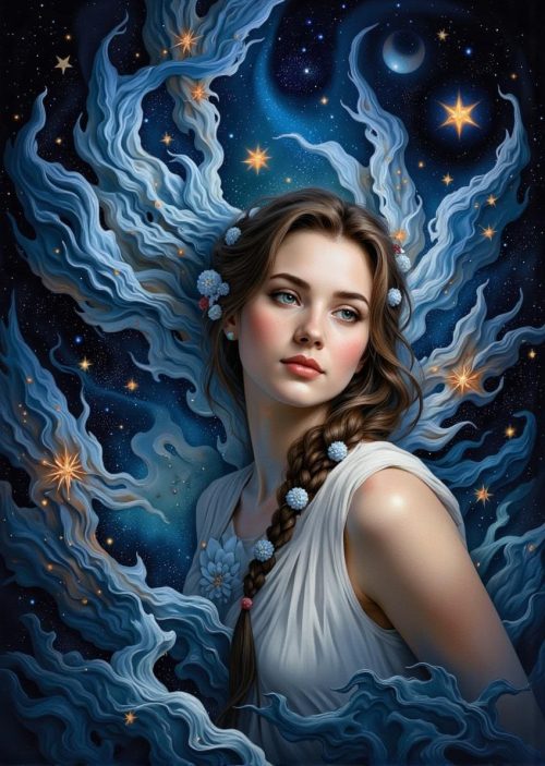 Znak Zodiaku Panna Bluza Męska
