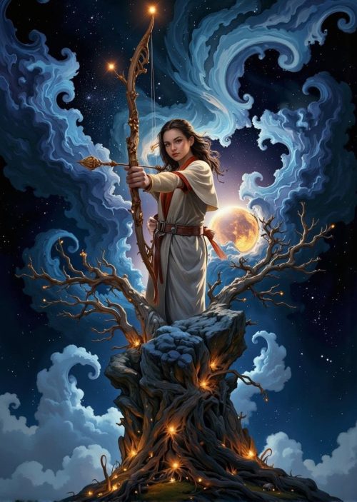 Znak Zodiaku Strzelec Koszulka Damska