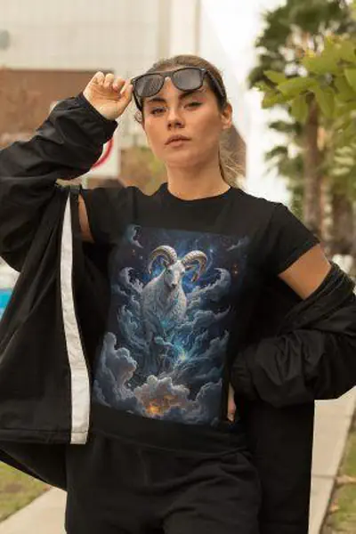 Znak Zodiaku Baran Koszulka Damska