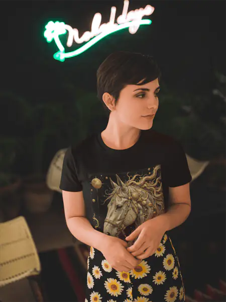Znak Zodiaku Koń Koszulka Damska - obrazek 2