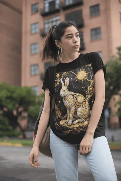 Znak Zodiaku Królik Koszulka Damska