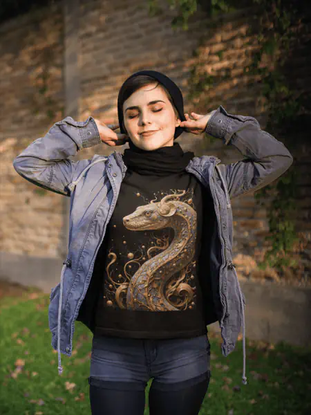 Znak Zodiaku Wąż Koszulka Damska - obrazek 2