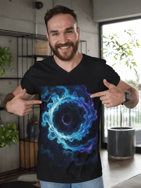 Multicolor Black Hole Koszulka Męska