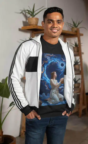 Znak Zodiaku Wodnik Koszulka Męska