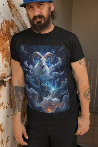 Znak Zodiaku Baran Koszulka Męska