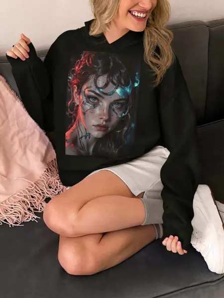 Cyber Girl Intymna Bluza Damska - obrazek 2